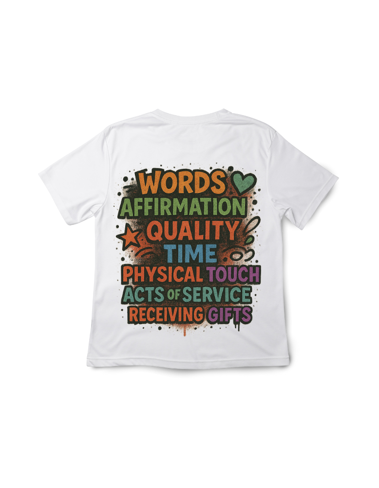 Words Of Affirmation T-Shirt (Back)